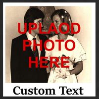 Vintage Polaroid Custom Photo Personalize Text Trucker Hat