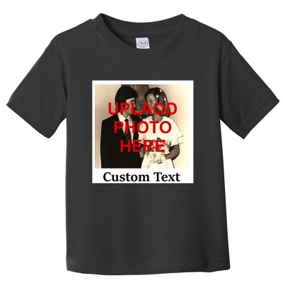 Vintage Polaroid Custom Photo Personalize Text Toddler T-Shirt