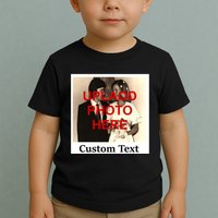 Vintage Polaroid Custom Photo Personalize Text Toddler T-Shirt