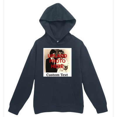 Vintage Polaroid Custom Photo Personalize Text Urban Pullover Hoodie