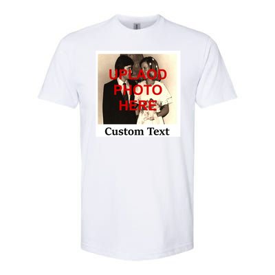 Vintage Polaroid Custom Photo Personalize Text Softstyle CVC T-Shirt