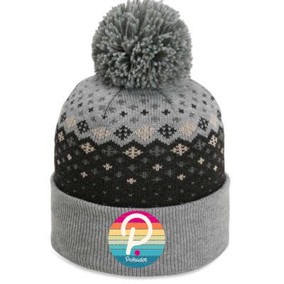 Vintage Polkadot Crypto Currency Logo The Baniff Cuffed Pom Beanie