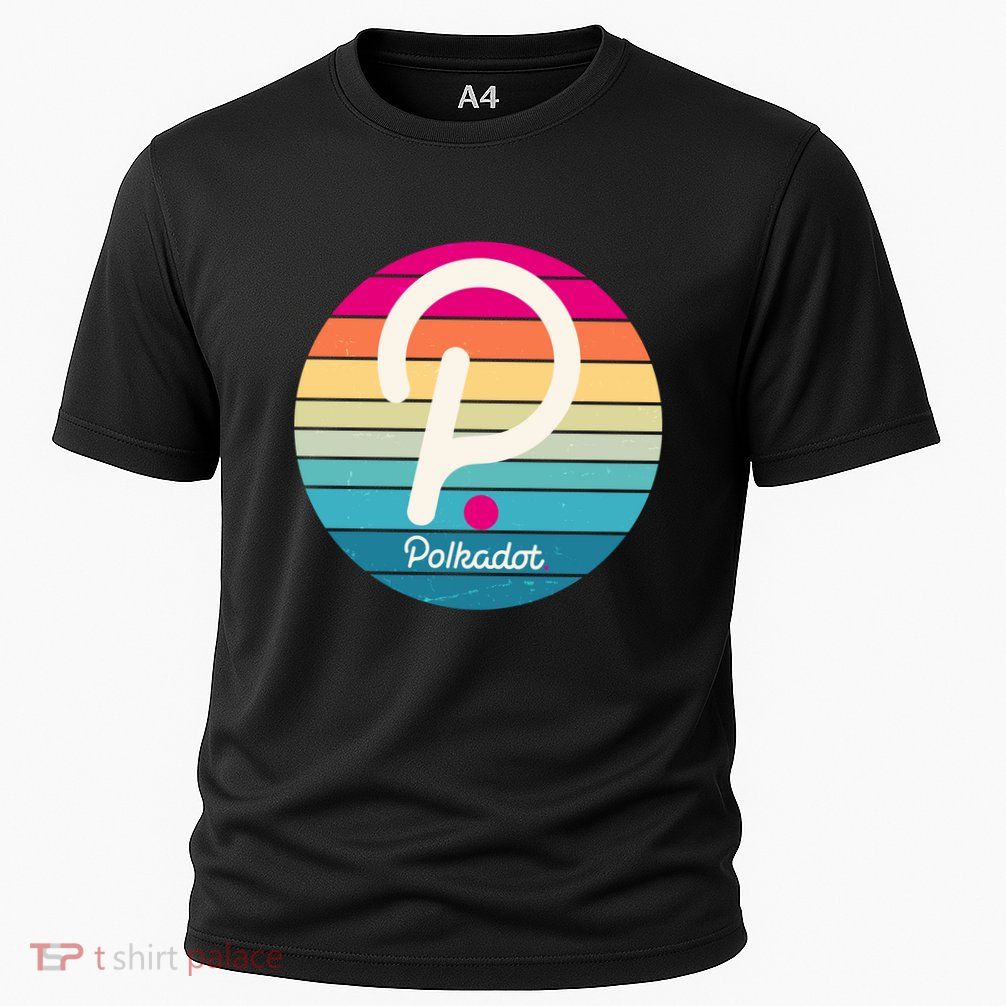 Vintage Polkadot Crypto Currency Logo Performance Shirt