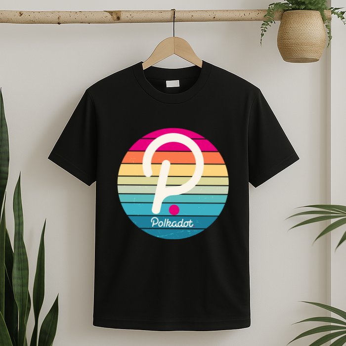 Vintage Polkadot Crypto Currency Logo T-Shirt