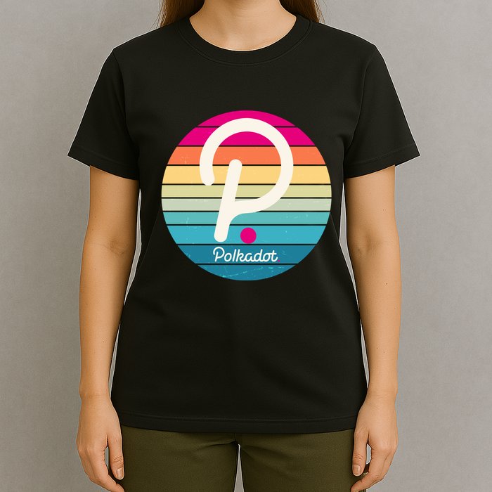 Vintage Polkadot Crypto Currency Logo T-Shirt