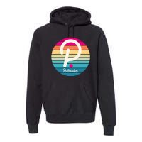 Vintage Polkadot Crypto Currency Logo Premium Hoodie