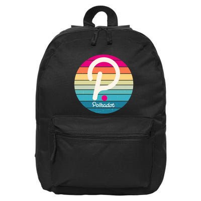 Vintage Polkadot Crypto Currency Logo 16 in Basic Backpack