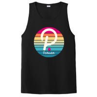 Vintage Polkadot Crypto Currency Logo PosiCharge Competitor Tank