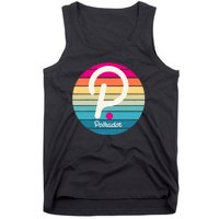 Vintage Polkadot Crypto Currency Logo Tank Top