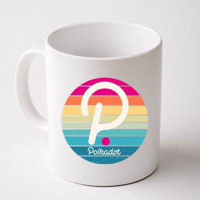 Vintage Polkadot Crypto Currency Logo Coffee Mug