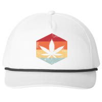 Vintage Pot head Snapback Five-Panel Rope Hat