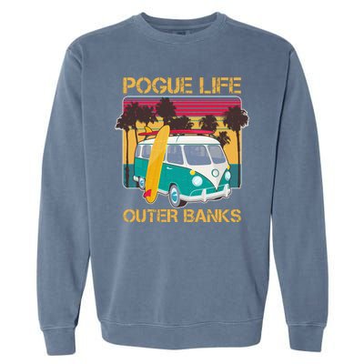 Vintage Pouge Life Outer Bank Beach Garment-Dyed Sweatshirt