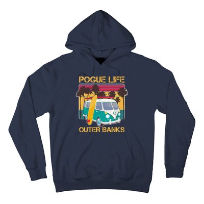 Vintage Pouge Life Outer Bank Beach Hoodie