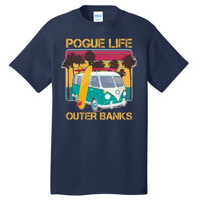 Vintage Pouge Life Outer Bank Beach Tall T-Shirt