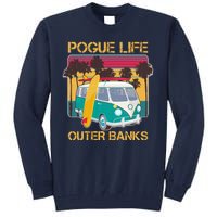 Vintage Pouge Life Outer Bank Beach Tall Sweatshirt