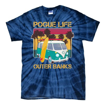 Vintage Pouge Life Outer Bank Beach Tie-Dye T-Shirt