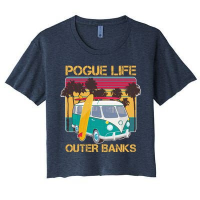 Vintage Pouge Life Outer Bank Beach Crop Top