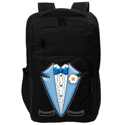 Vintage Powder Blue Suit Tuxedo Costume Impact Tech Backpack