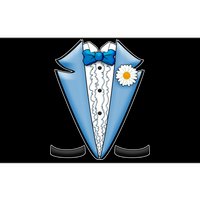 Vintage Powder Blue Suit Tuxedo Costume Bumper Sticker