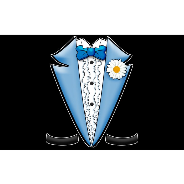 Vintage Powder Blue Suit Tuxedo Costume Bumper Sticker