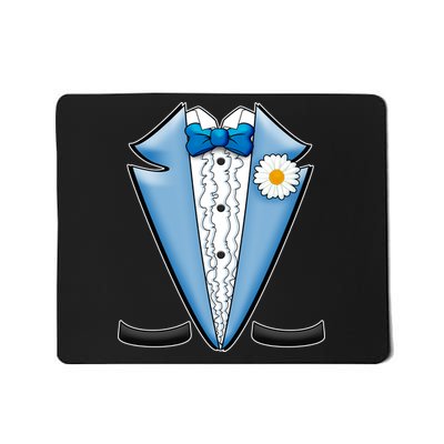 Vintage Powder Blue Suit Tuxedo Costume Mousepad