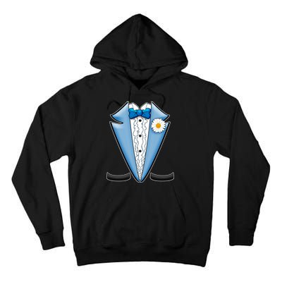 Vintage Powder Blue Suit Tuxedo Costume Tall Hoodie