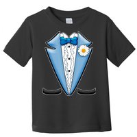 Vintage Powder Blue Suit Tuxedo Costume Toddler T-Shirt