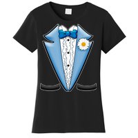 Vintage Powder Blue Suit Tuxedo Costume Women's T-Shirt