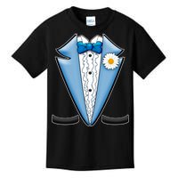 Vintage Powder Blue Suit Tuxedo Costume Kids T-Shirt