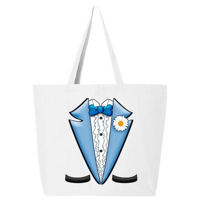 Vintage Powder Blue Suit Tuxedo Costume 25L Jumbo Tote