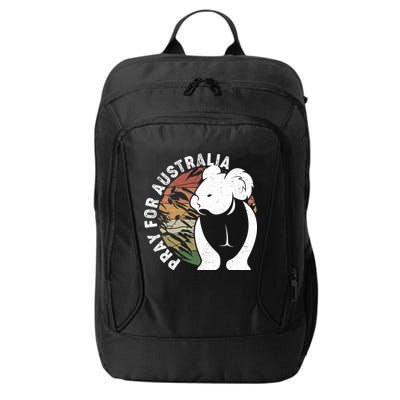 Vintage Pray For Australia Koala City Backpack