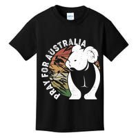 Vintage Pray For Australia Koala Kids T-Shirt