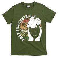 Vintage Pray For Australia Koala T-Shirt