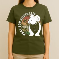Vintage Pray For Australia Koala T-Shirt