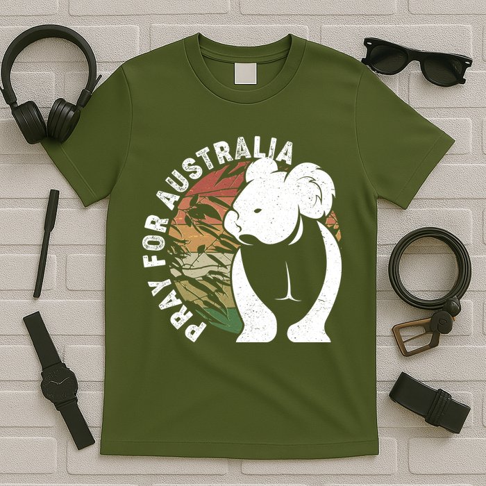 Vintage Pray For Australia Koala T-Shirt