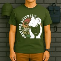 Vintage Pray For Australia Koala T-Shirt