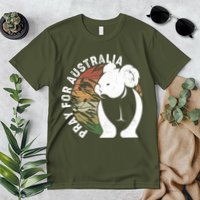 Vintage Pray For Australia Koala Premium T-Shirt