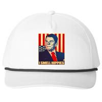 Vintage President Reagan I Smell Hippies Snapback Five-Panel Rope Hat