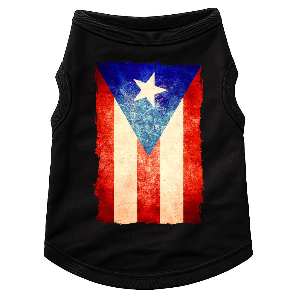 Vintage Puerto Rico Flag Doggie Tank
