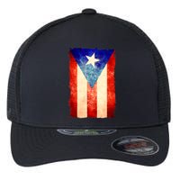 Vintage Puerto Rico Flag Flexfit Unipanel Trucker Cap