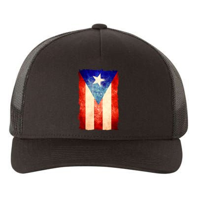 Vintage Puerto Rico Flag Yupoong Adult 5-Panel Trucker Hat