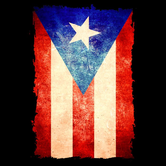 Vintage Puerto Rico Flag Bucket Hat