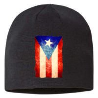 Vintage Puerto Rico Flag Sustainable Beanie