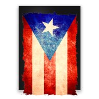 Vintage Puerto Rico Flag Poster