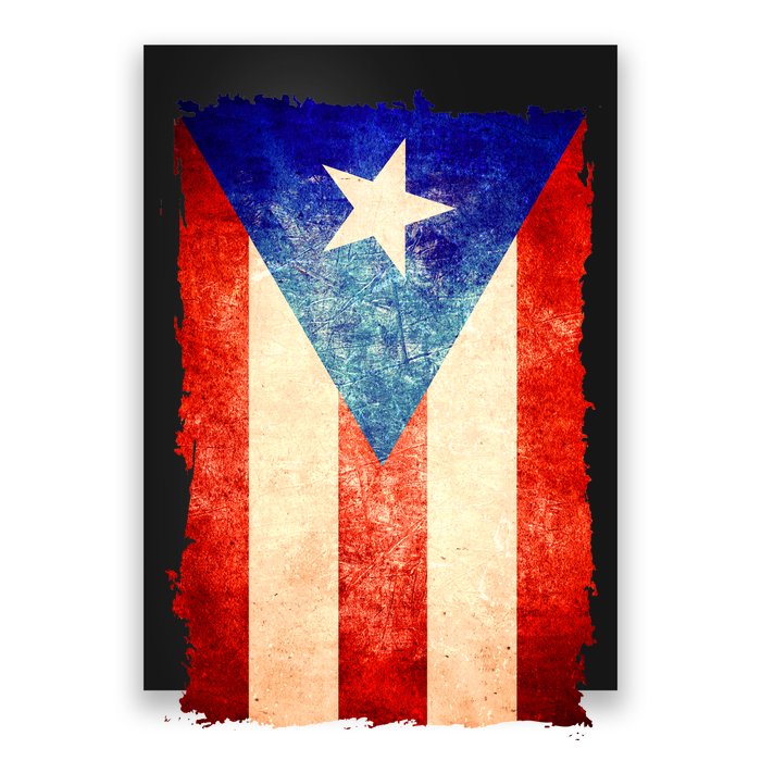 Vintage Puerto Rico Flag Poster