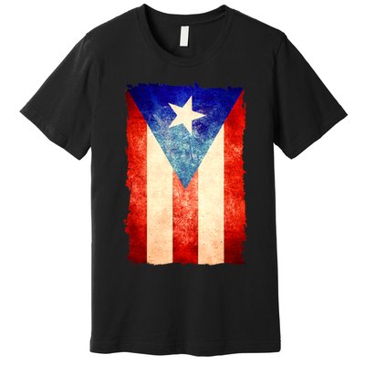Vintage Puerto Rico Flag Premium T-Shirt