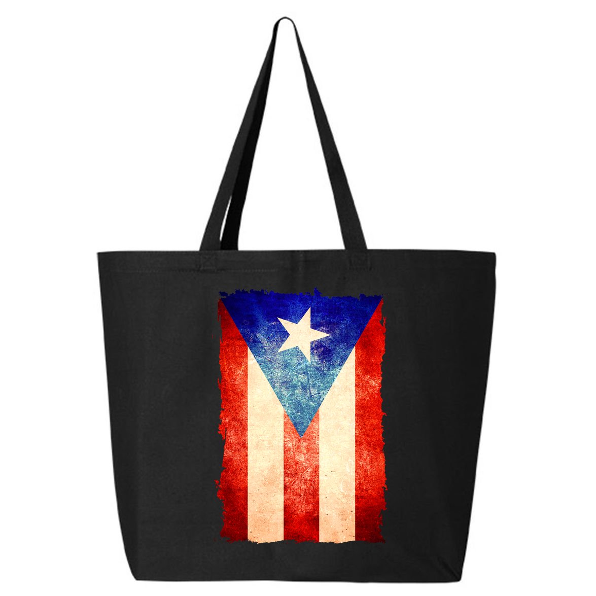 Vintage Puerto Rico Flag 25L Jumbo Tote