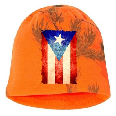 Vintage Puerto Rico Flag Kati - Camo Knit Beanie