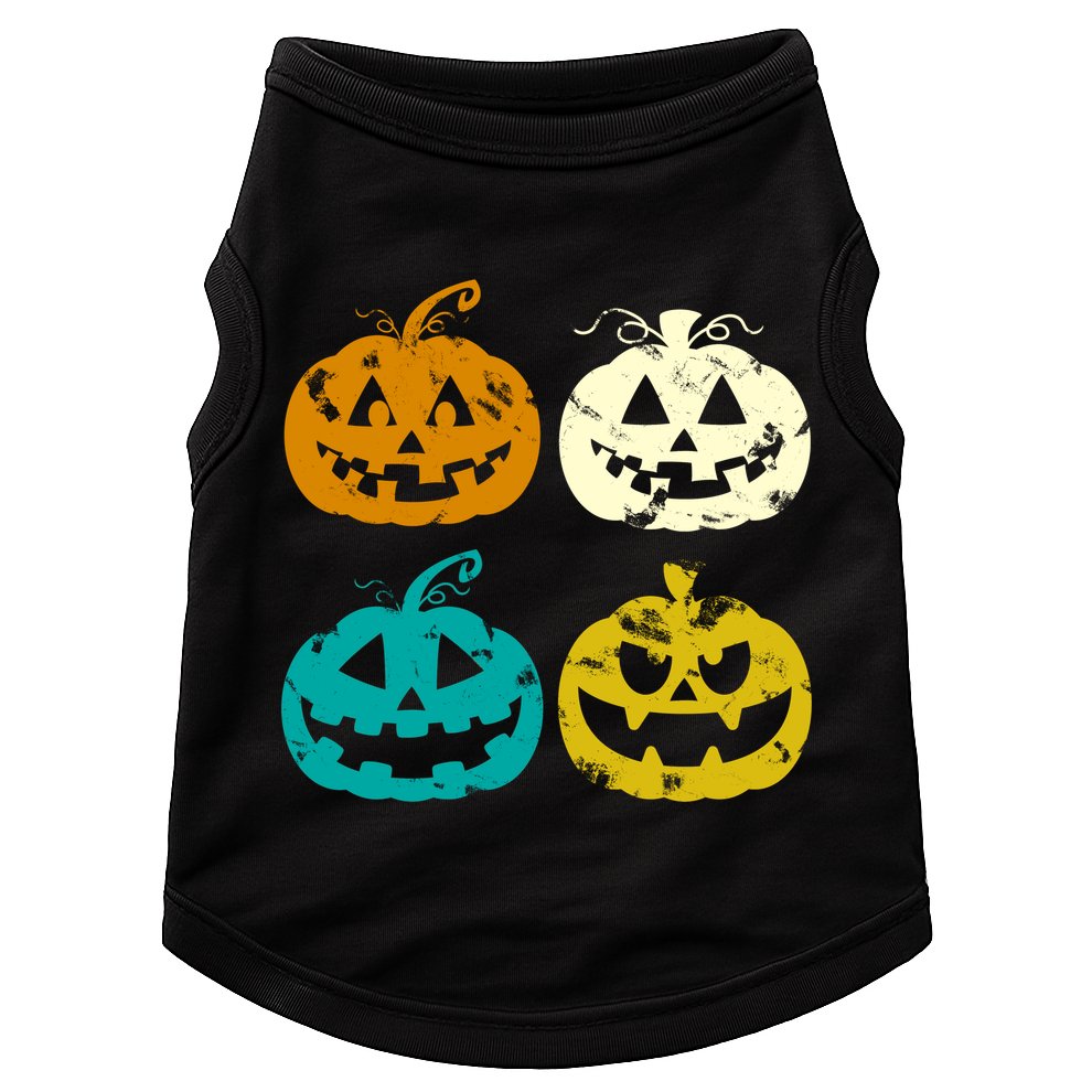 Vintage Pumpkin Halloween Doggie Tank