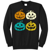 Vintage Pumpkin Halloween Tall Sweatshirt